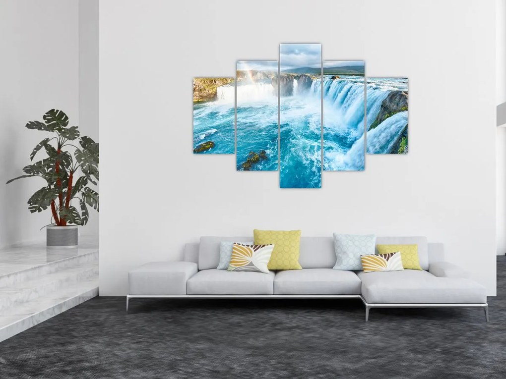 Tablou - Cascada Godafoss (150x105 cm)