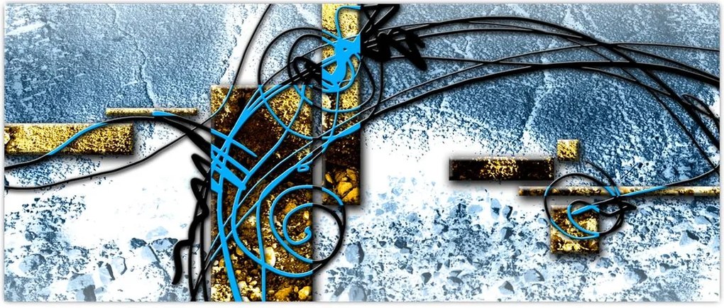 Tablou abstract (120x50 cm)