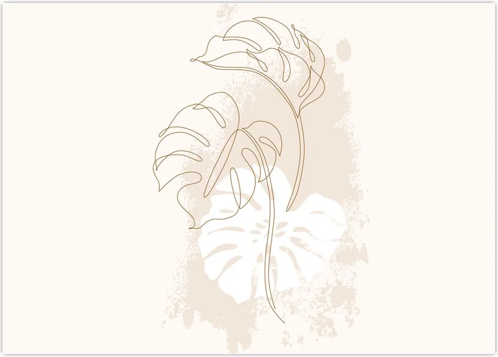 Tablou - Monstru de linie N⁰1 (70x50 cm)