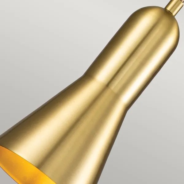 Lustră pe cablu Elstead ETOILE-P-S-AB ETOILE 1xE27/60W/230V d. 13,3 cm auriu