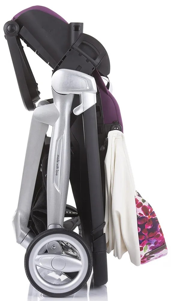Carucior Chipolino Emotion 3 in 1 white flowers