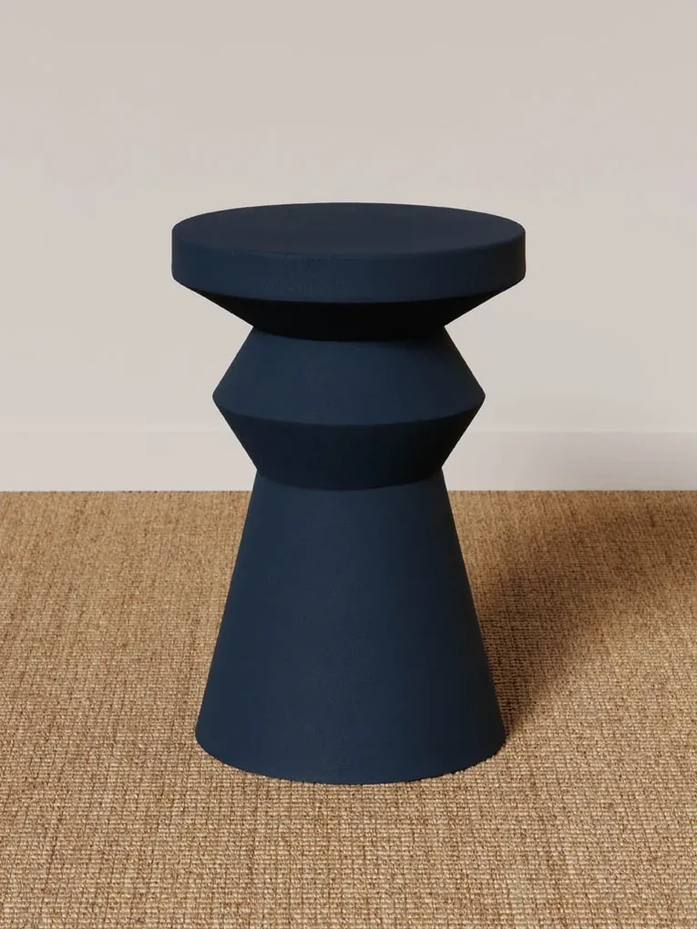 Masuta laterala, din metal, blue Forms
