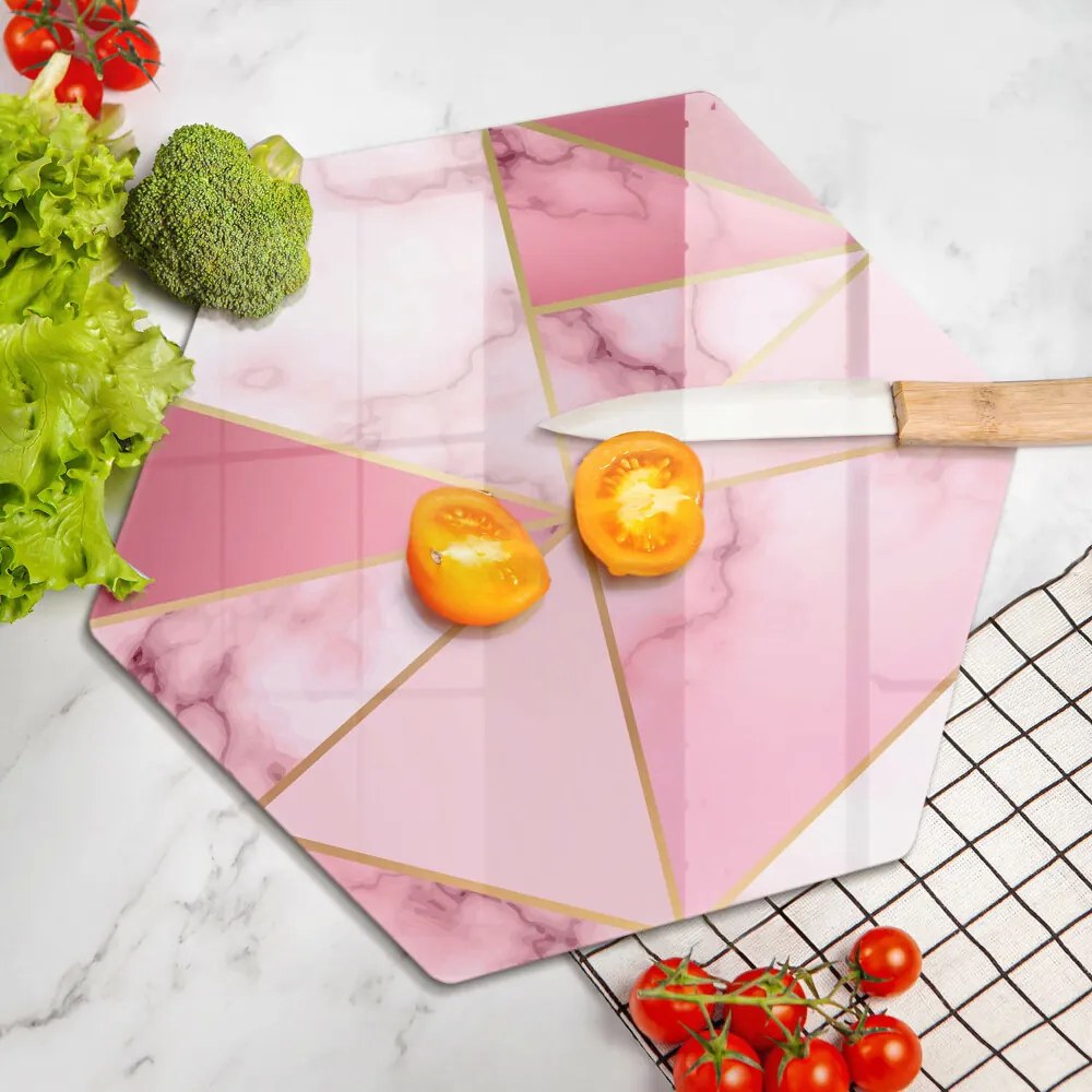Tocător de bucătărie Marmură geometrică