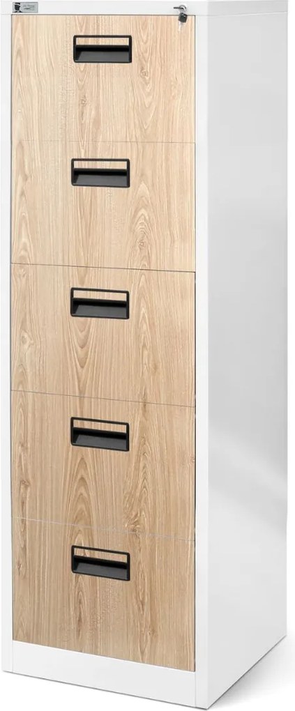 Fișet Sara alb-stejar sonoma (46x163 cm)