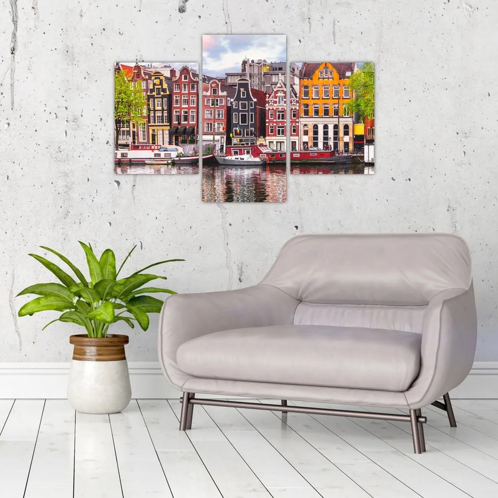 Tablou - Amsterdam, case de dans (90x60 cm)