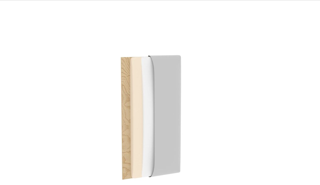 Panou tapițat Quadra 50x30 cm (gri deschis). 1048361