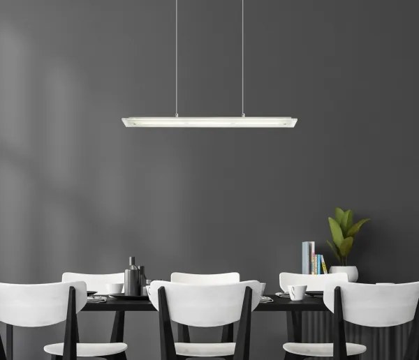 Globo 17019 - Lustră suspendată pe cablu NOVAK cu LED și dimmer tactil 12W/230V