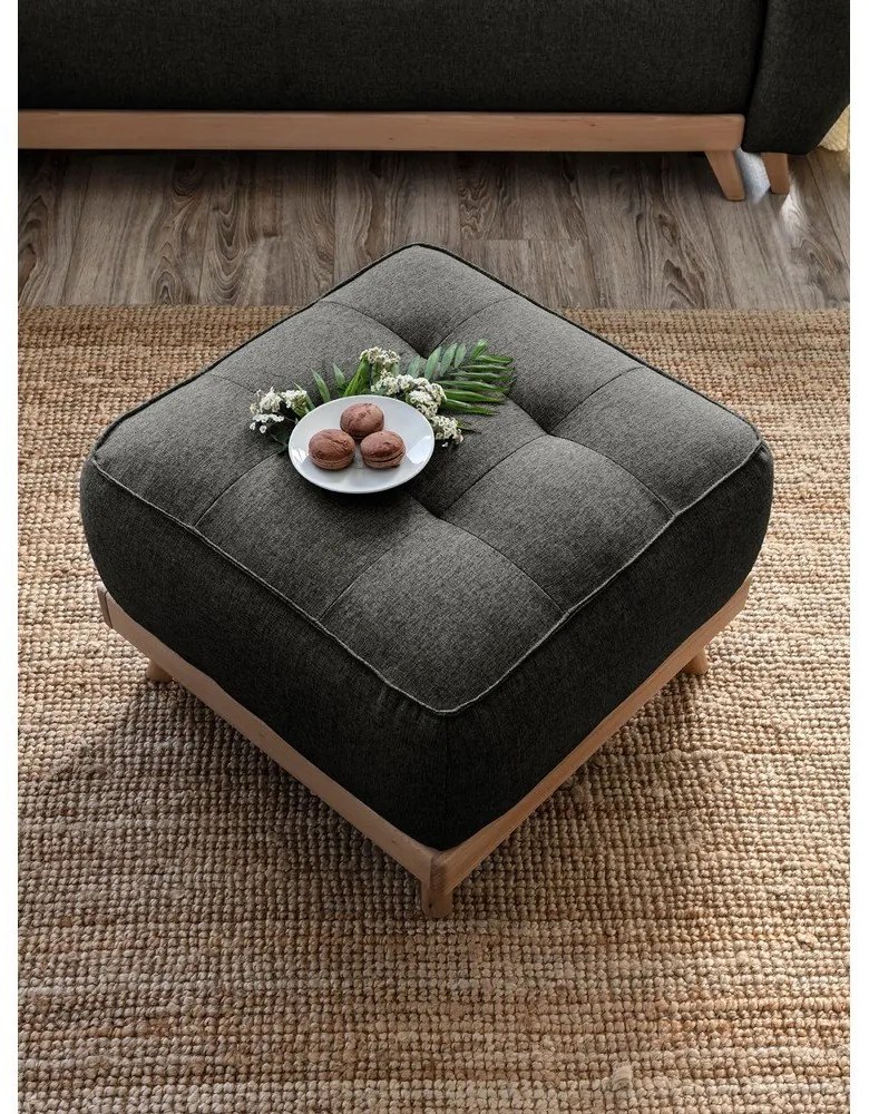 Taburet Miuform Dazzling Daisy, gri închis