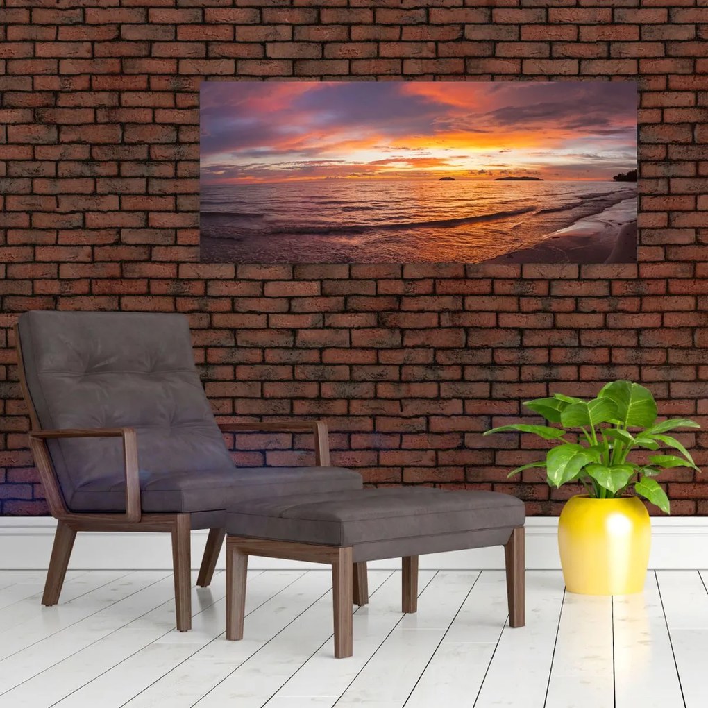 Tablou - Apus de soare (120x50 cm)