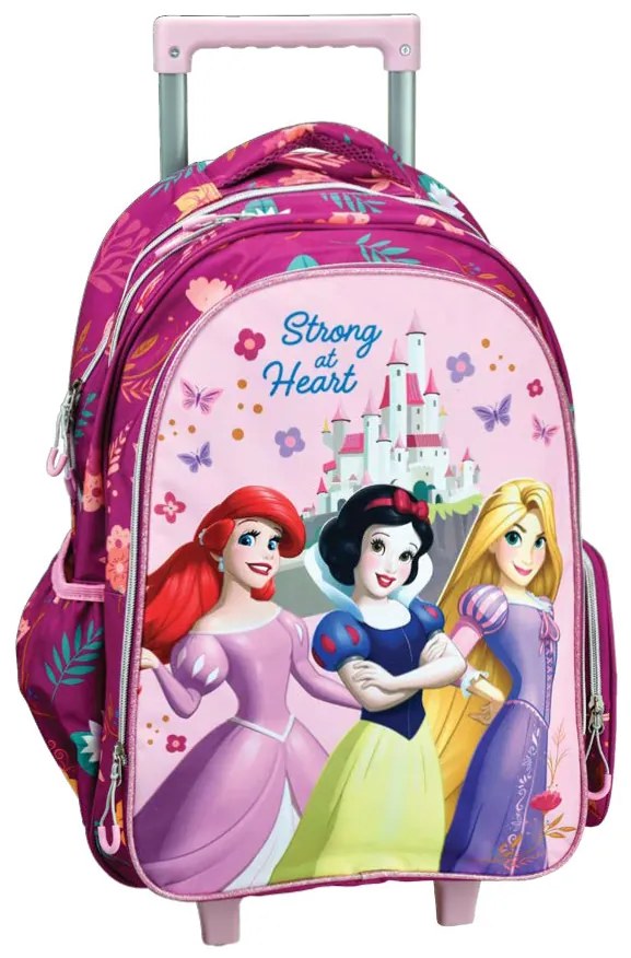 Prințesele Disney Strong ghiozdan cu roți, geantă de 46 cm