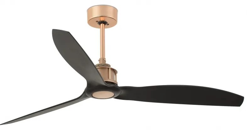 Ventilator de tavan cu telecomanda design modern JUST FAN cupru