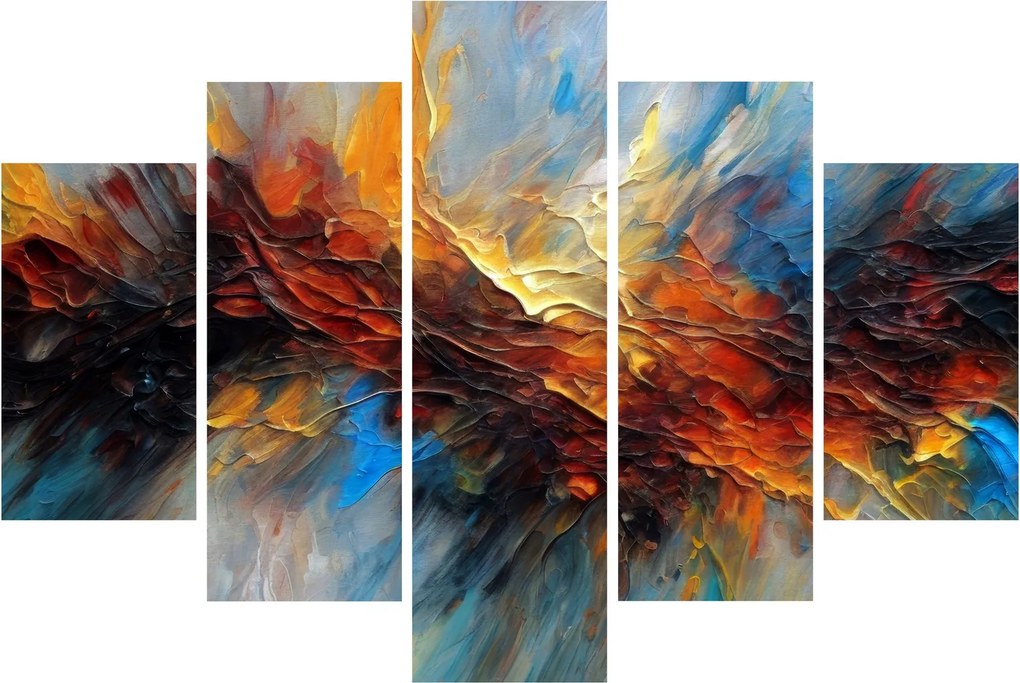 Tablou - Textura culorii (150x105 cm)