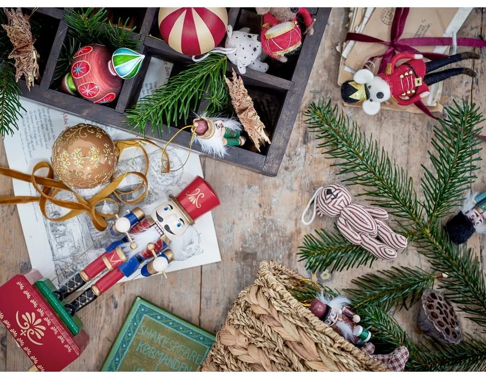 Ornament de Crăciun din sticlă ø 7 cm Kota – Bloomingville