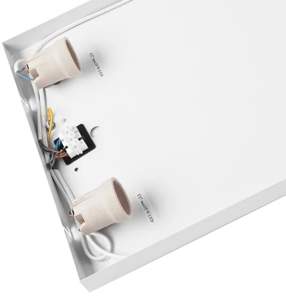 Plafonieră OAK SQUARE 4xE27/15W/230V 45x45 cm stejar