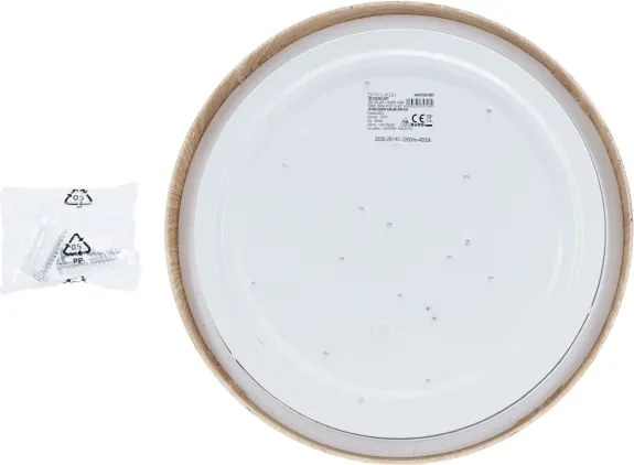Brilagi - Plafonieră LED NATURA 20W, 230V, 4000K, diam. 33,7 cm