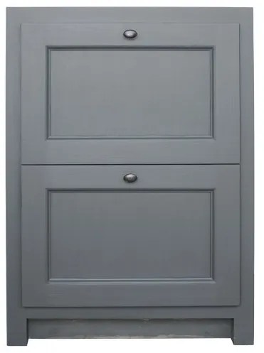 Dulap de bucatarie gri din lemn de pin, 2, sertare, small, New York