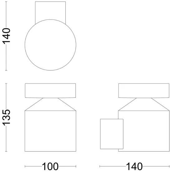 Aplică LED de exterior Philips LAVEN LED/6W/230V 4000K IP44