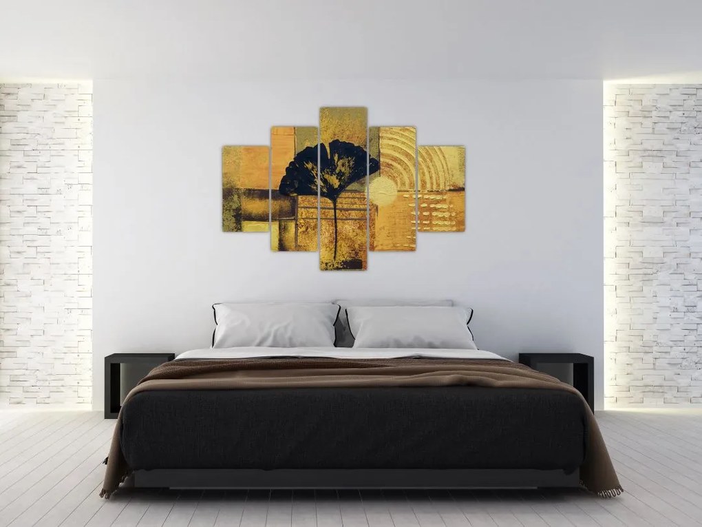 Tablou - Frunza ginkgo (150x105 cm)