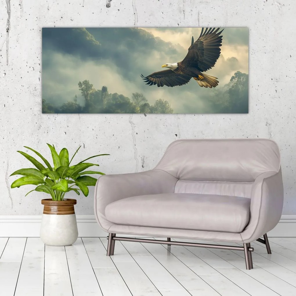 Tablou - Vultur în zbor (120x50 cm)
