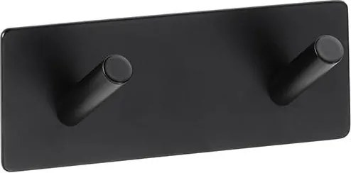 Cuier 11,5 x 4,5 cm inox/negru