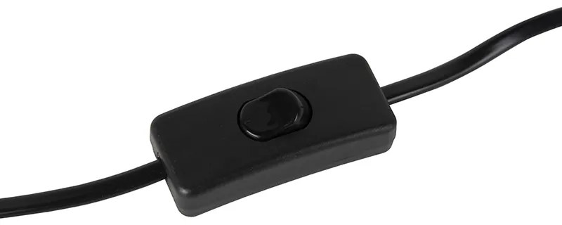 Lampă de masă retro galbenă cu bronz - Milou