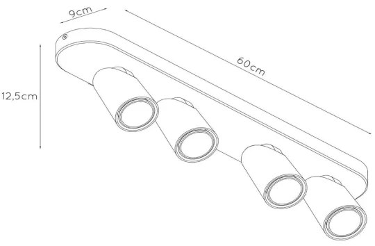 Spot LED Lucide 23954/21/30 XYRUS 4xGU10/5W/230V