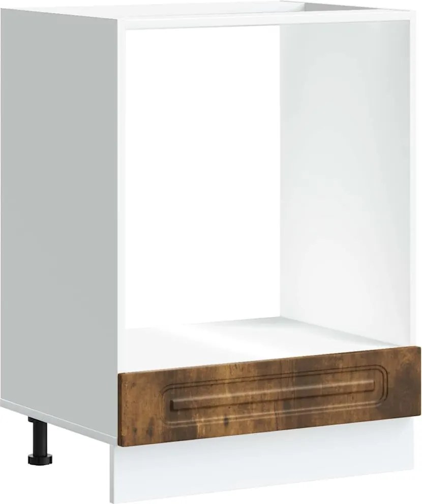 vidaXL Dulap pentru cuptor "Kalmar" din lemn de stejar afumat