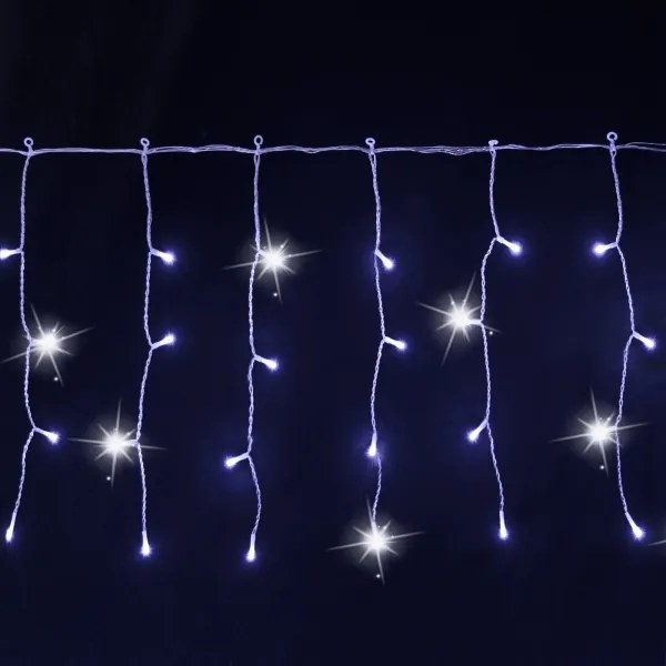 Aigostar - Ghirlandă LED de Crăciun pentru exterior, 200 LED, 8x0,4 m, IP44, alb rece