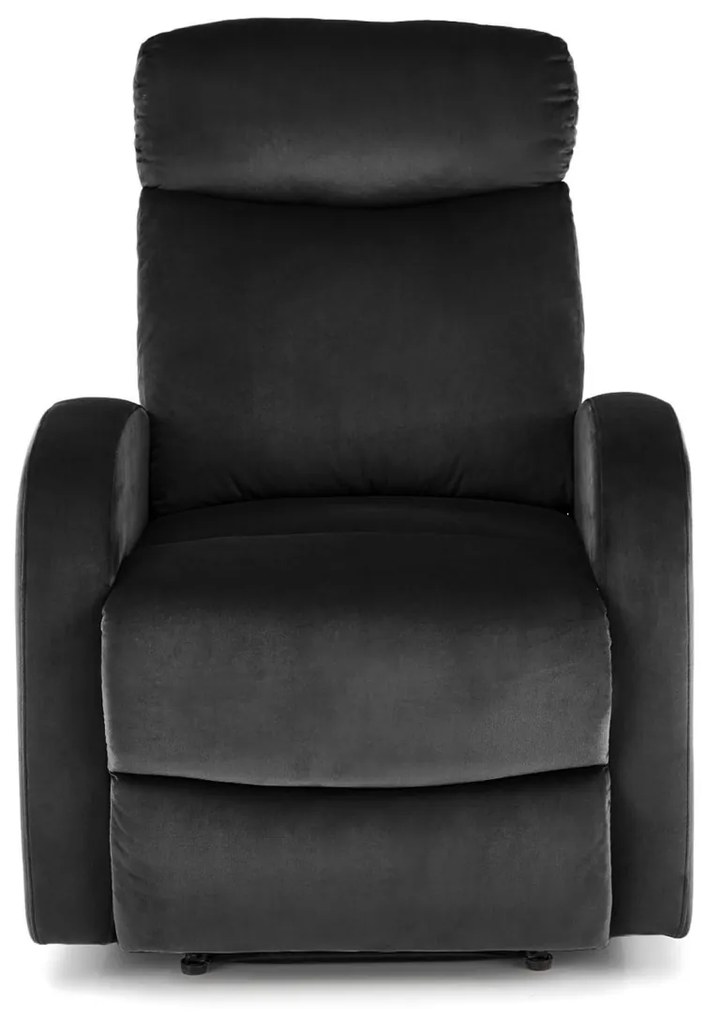 Fotoliu recliner Wonder negru H98 cm