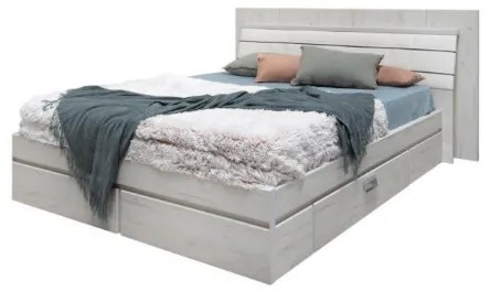 Set Mobila Dormitor Vanity Cu Pat 160 X 200 Cm, Dulap si 2 Noptiere