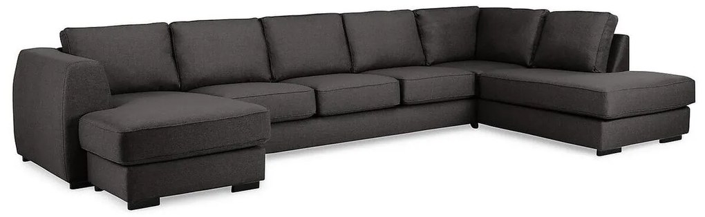 Colțar Scandinavian Choice F105Gri, 403x212x90cm, Picioare: Lemn, Plastic