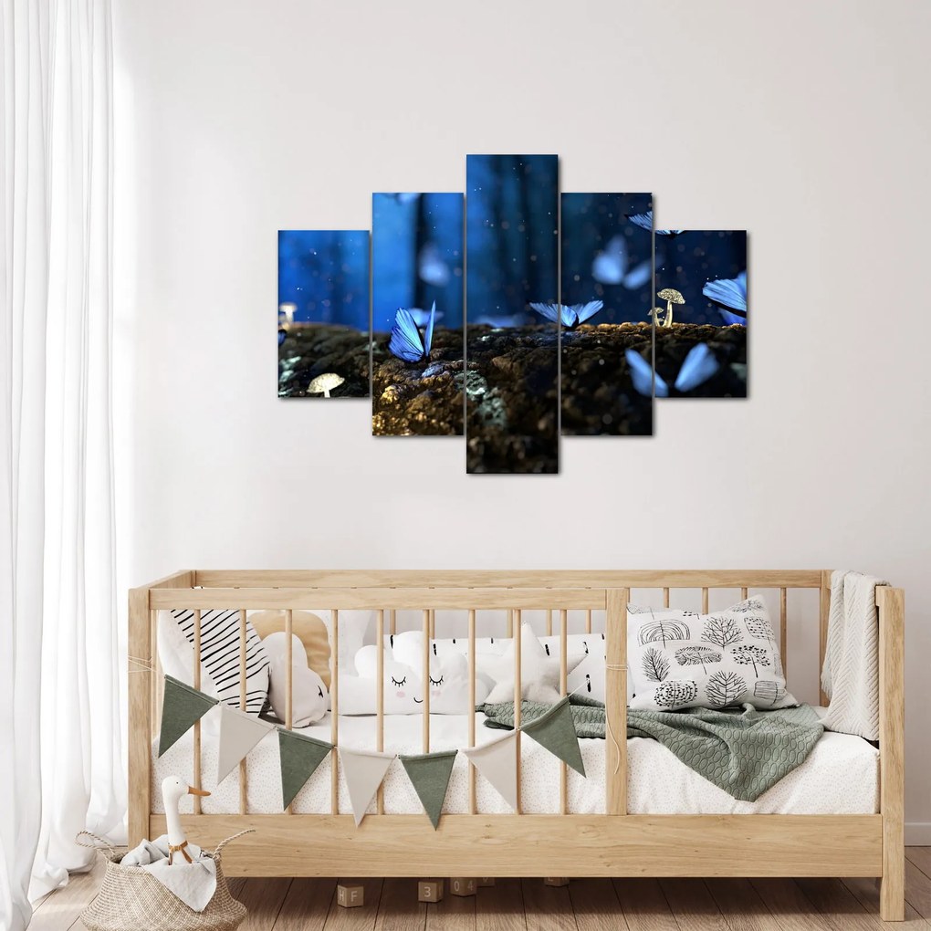 Tablou cu fluturi alabstre (150x105 cm)