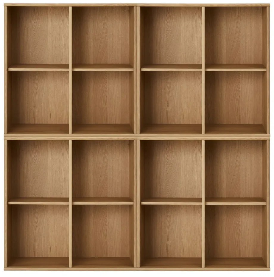 Bibliotecă în culoare naturală cu aspect de lemn de stejar suspendată 70x70 cm Mistral – Hammel Furniture