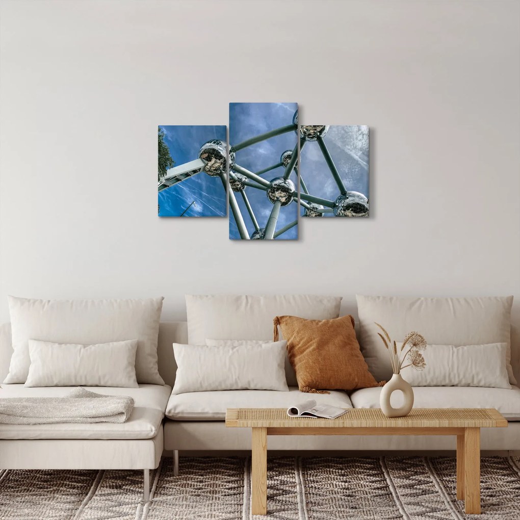 Tablou- atomium la Bruxelles (90x60 cm)