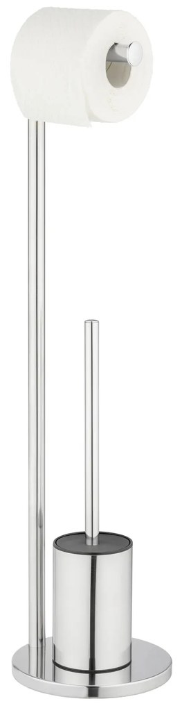 Suport pentru peria de toaleta FERLA cu suport pentru hartie, 2 în 1