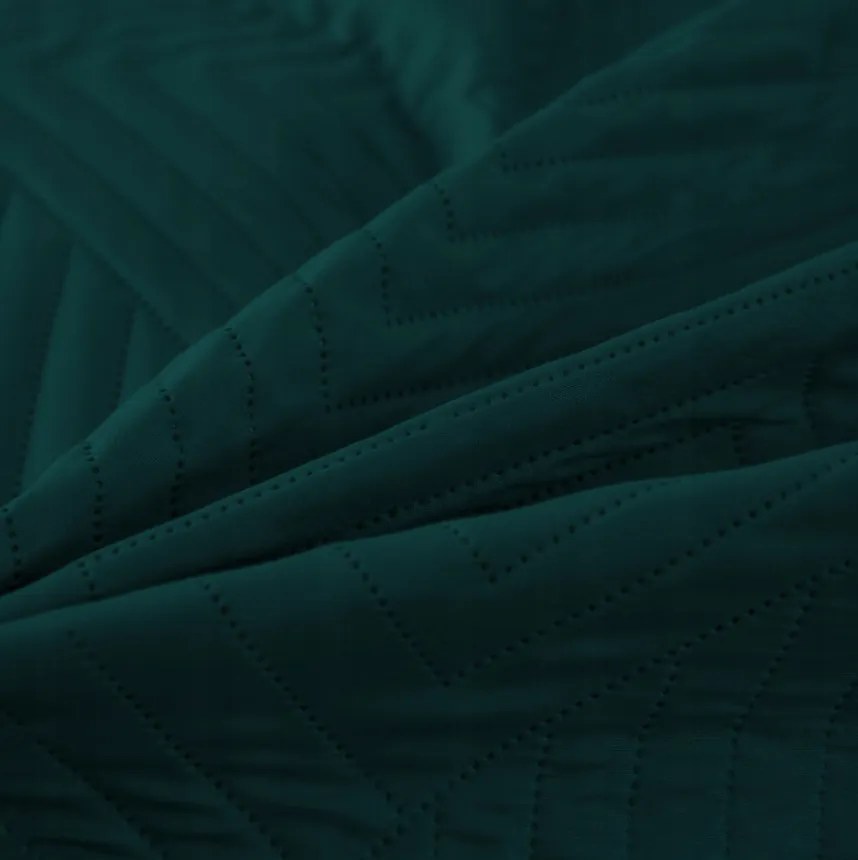 Cuvertura de pat CALDERA, petrol. Dimensiune: 170 x 210 cm