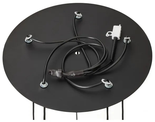 Lustră pe cablu Jupiter 2017 ALAS 5xGU10/10W/230V auriu/negru