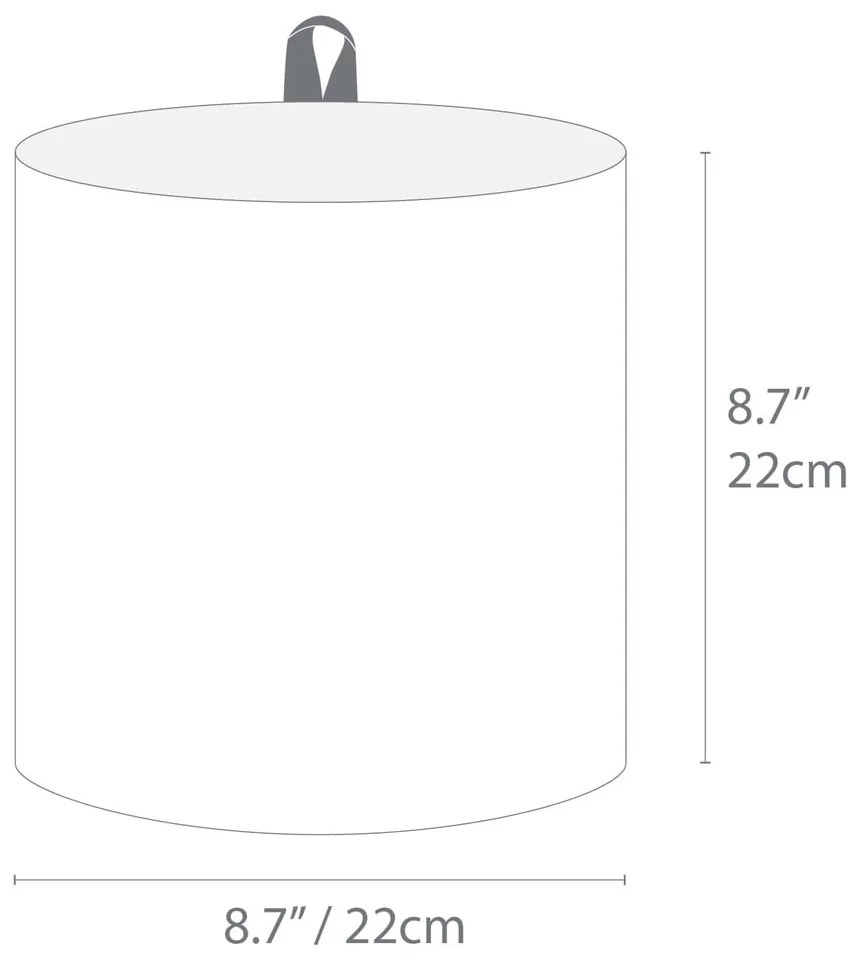 Coș de depozitare din material textil ø 22x22 cm Soft Storage – Bigso Box of Sweden