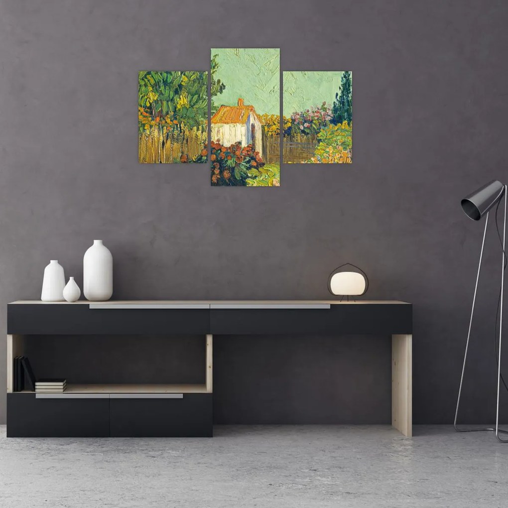 Tablou - Imitator of Vincent van Gogh, Landscape, reproducere (90x60 cm)