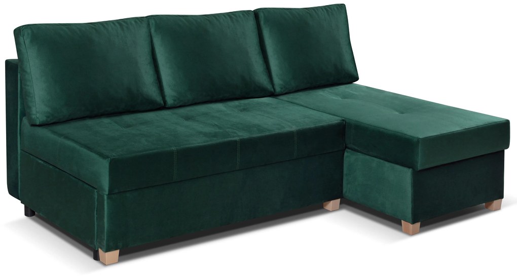 Canapea trei locuri Mike (verde) D. 1025891