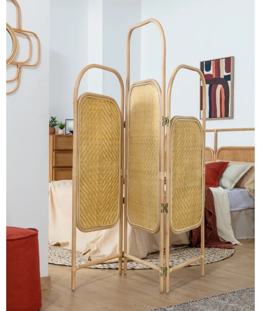 Paravan din ratan Kave Home Krysia
