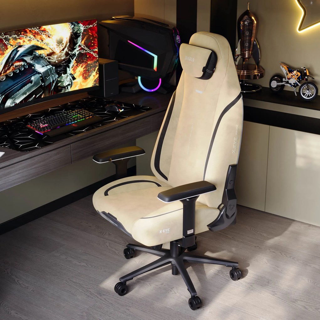 Scaun de gaming Diablo X.Eye Prime Broken Gold Normal Size