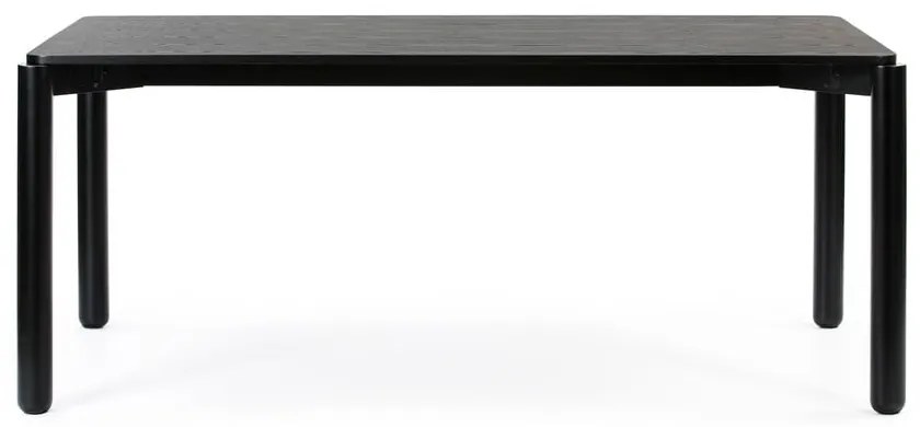 Masă dining Teulat Atlas, 180 x 100 cm, negru