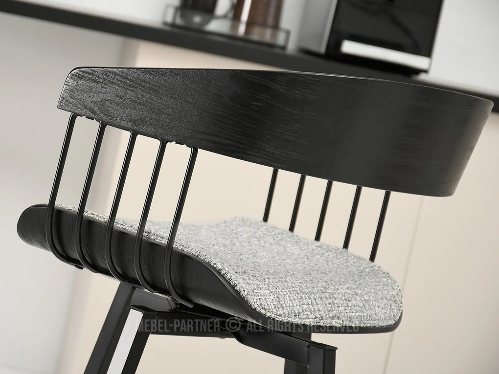 Scaun Pavel (gri negru + negru). 1110733