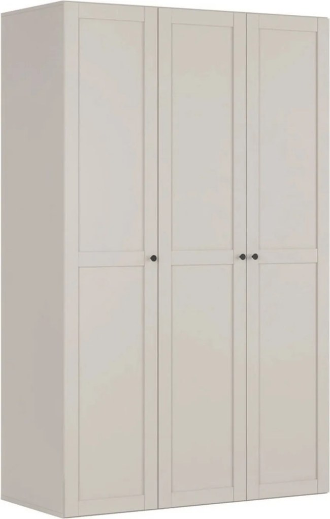 Dulap FLEX, casmir/negru, PAL, cu 3 usi, 150x66x240 cm