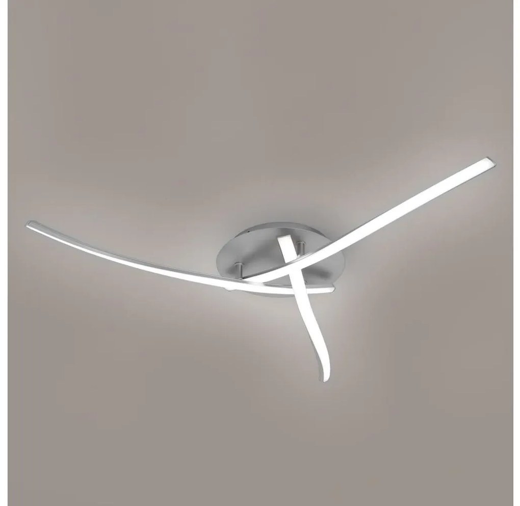 Brilagi - Plafonieră LED STRIPES, 24W/230V, argintie