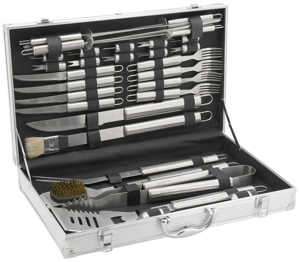 Set de ustensile pentru grătar Cattara 13104, 30piese