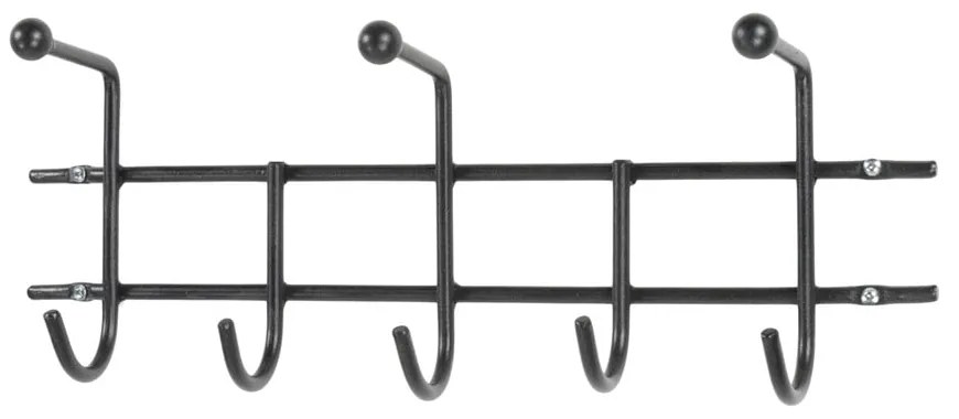 Cuier de perete negru din metal Barato – Spinder Design