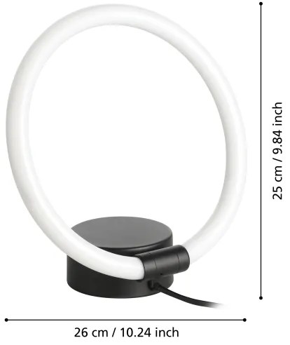 Lampă LED de masă CARANACOA LED/11,5W/230V Eglo 900565
