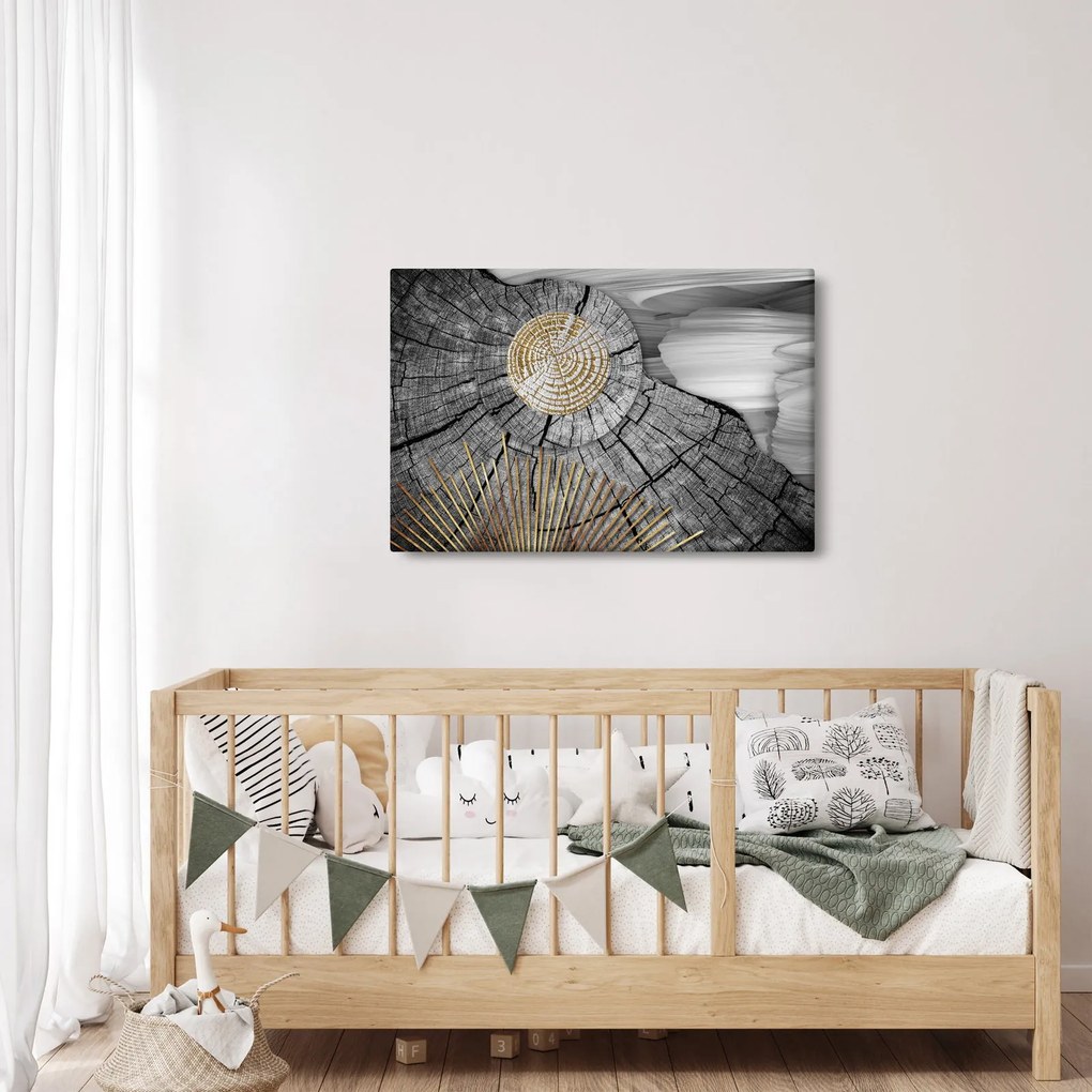 Tablou - Trunchiul copacului colaj (90x60 cm)
